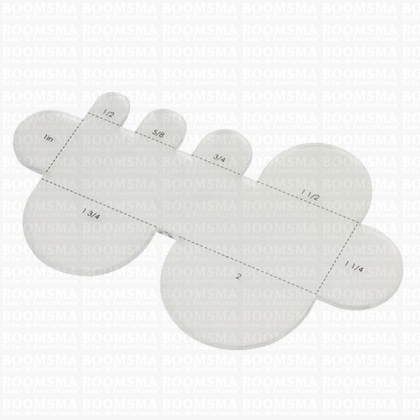 Various Templates Template Strap End Round (Per piece) - pict. 1