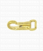 Veermusketon messing klein gold short 12 mm (loop) length 40 mm