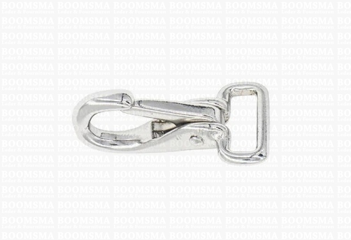 Veermusketon messing klein silver short 15 mm (loop) length 42 mm - pict. 1