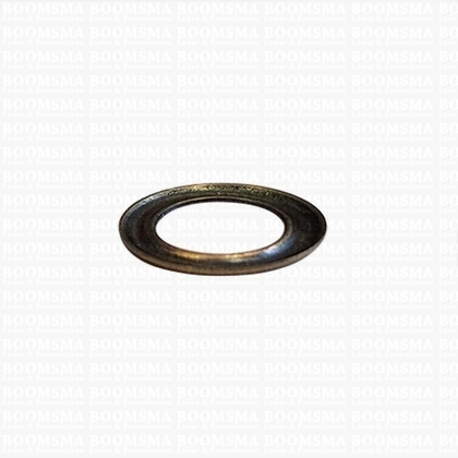 Washers small pack 100 pcs antique brass plated washer RA 1054 for eyelet 3/16 inch small - pict. 1