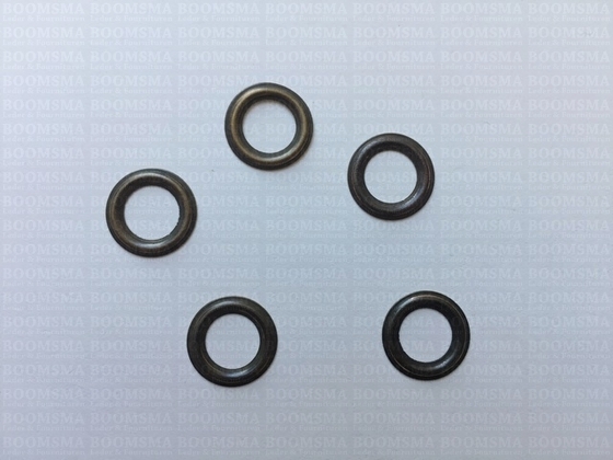 Washers small pack 100 pcs antique brass plated washer RA 1450 for eyelet 1/4 inch medium - pict. 2