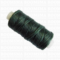 Wax thread small kone dark green  thickness 1 mm × 25 yard (22,8 meter) 