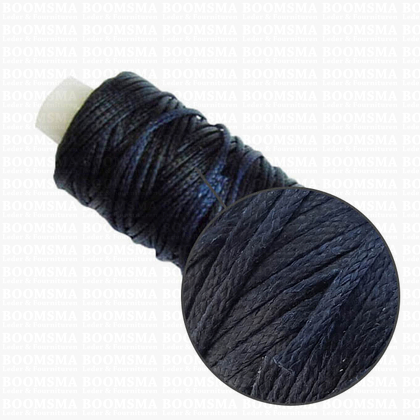 Wax thread small kone blue dark blue thickness 1 mm × 25 yard (22,8 meter) (ea) - pict. 2