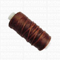 Wax thread small kone brown rust thickness 1 mm × 25 yard (22,8 meter) (ea)