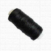 Wax thread small kone black thickness 1 mm × 25 yard (22,8 meter) (ea)