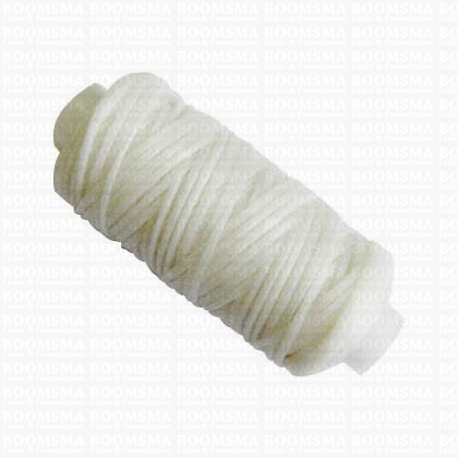 Wax thread small kone white thickness 1 mm × 25 yard (22,8 meter) (ea) - pict. 1