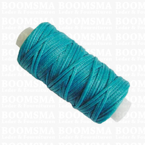 Wax thread small kone turquoise thickness 1 mm × 25 yard (22,8 meter) (ea)