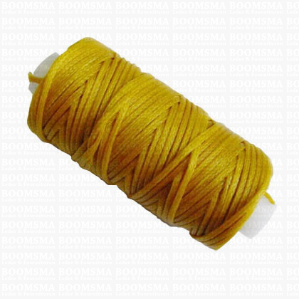 Wax thread small kone yellow thickness 1 mm × 25 yard (22,8 meter) (ea) - pict. 1