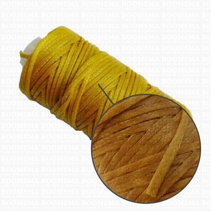 Wax thread small kone yellow thickness 1 mm × 25 yard (22,8 meter) (ea) - pict. 2