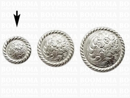 Concho: Western conchos  screwback silver High Sierra concho round 20 mm 