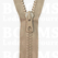 Zipper Divisible Block Tooth  9 mm  Light beige 59 a 60 cm - pict. 1