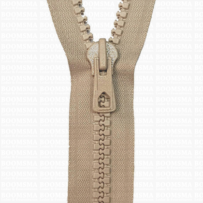 Zipper Divisible Block Tooth  9 mm  Light beige 59 a 60 cm - pict. 1
