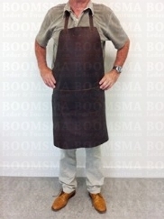 Work apron Black leather (83 × 61 cm without strap), total waist belt 120 cm (ea) - pict. 2