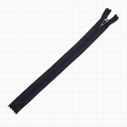 Zipper extra thin black black - pict. 1