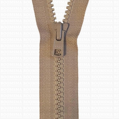 Zipper Divisible Block Tooth  8 mm  Dark beige 75 cm - pict. 1