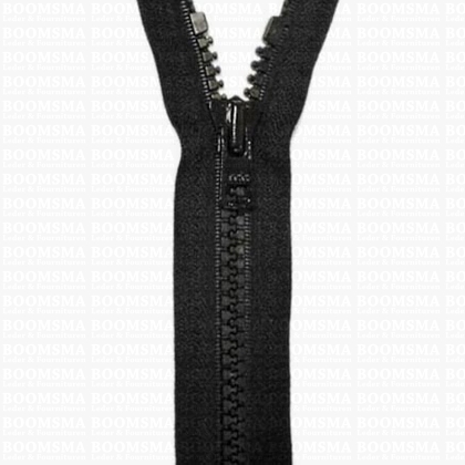 Zipper Divisible Block Tooth  8 mm  Black 75 cm - pict. 1