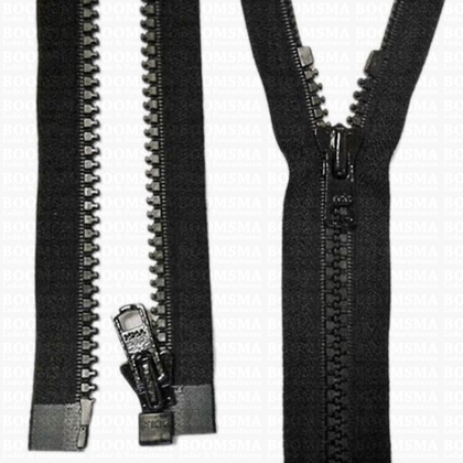 Zipper Divisible Block Tooth  8 mm  Black 75 cm - pict. 2