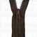Zipper Divisible Block Tooth  8 mm  Brown 75 cm - pict. 1