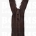 Zipper Divisible Block Tooth  8 mm  Brown 75 cm - pict. 1