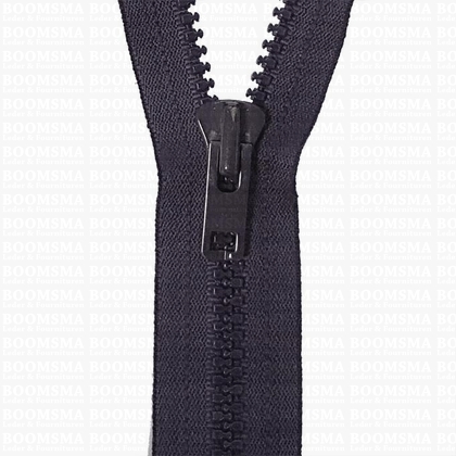 Zipper Divisible Block Tooth  8 mm  Dark blue 40 cm - pict. 1
