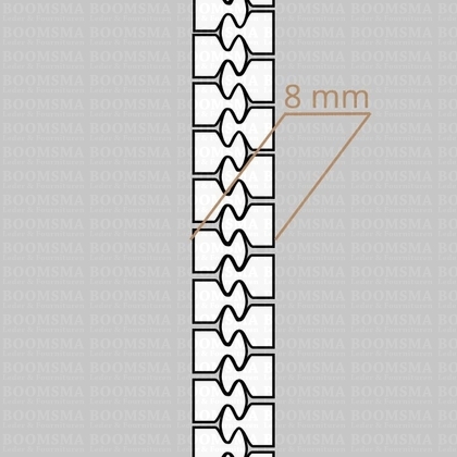 Zipper Divisible Block Tooth  8 mm  - pict. 4