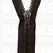 Zipper Divisible Block Tooth  9 mm  brown 55 cm - pict. 1