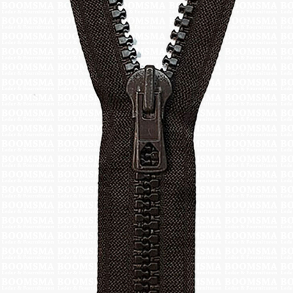 Zipper Divisible Block Tooth  9 mm  brown 64 cm - pict. 1