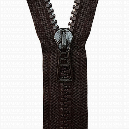 Zipper Divisible Block Tooth  9 mm  brown 70 cm - pict. 1
