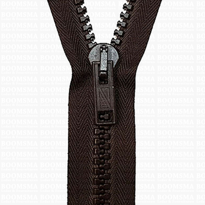 Zipper Divisible Block Tooth  9 mm  brown 70 cm - pict. 1