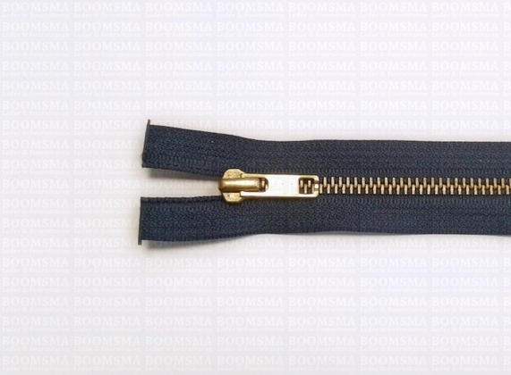 Zipper Metal Copper (gold) MIDBLUE - pict. 2