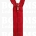 Zipper nylon spiral short COLOURED Red 20 cm - pict. 1