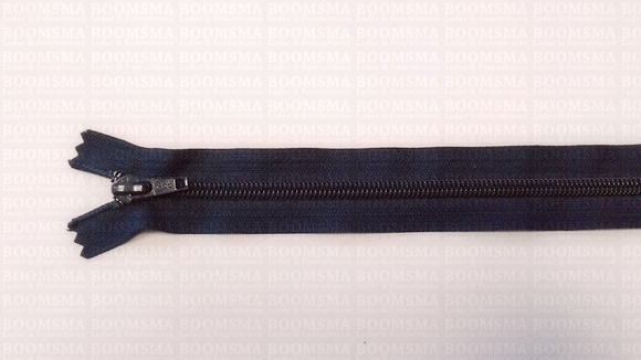 Zipper nylon spiral 20 + 30 cm COLOURED Darkblue (058) 20 cm - pict. 2