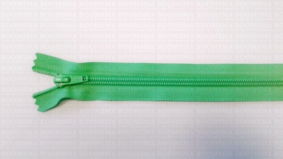 Zipper nylon spiral short COLOURED Green (873) 20 cm - pict. 2