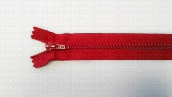 Zipper nylon spiral 40 cm COLOURED Red (519) - pict. 1