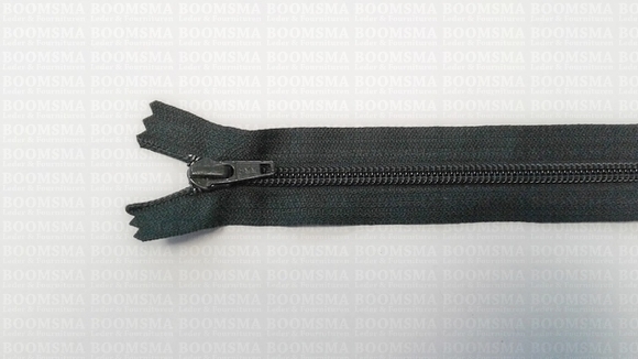 Zipper nylon spiral 50 cm COLOURED Medium grey (183) - pict. 1
