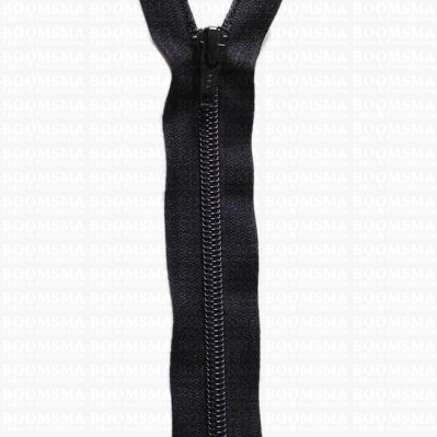 Zipper nylon spiral BLACK - pict. 1