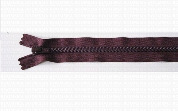 Zipper nylon spiral BROWN - pict. 3