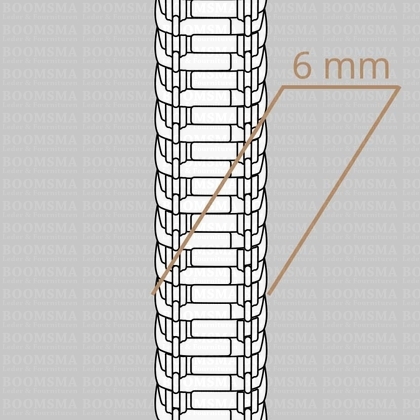 Zipper nylon spiral WHITE - pict. 3