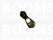 Zipper pullers for nylon zipper deluxe (teeth 6 mm) antique brass plated - pict. 2