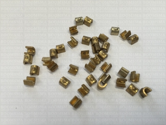 Zipper stops gold Bovenstopjes C dik (50 stuks) (per zakje) - pict. 2