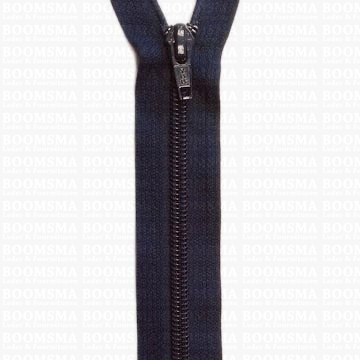 Zipper nylon spiral short COLOURED Darkblue (058) 30 cm - pict. 1