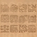 Zodiac stamp set assorti size ± 2,5 × 3 cm (per set) - pict. 1