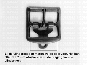 Vlindergesp manier van meten