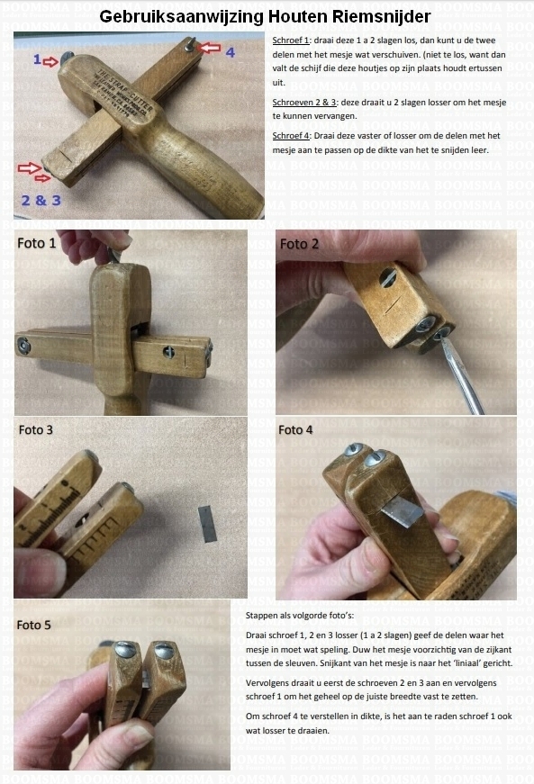 Gebruiksaanwijzing Houten riemsnijder2