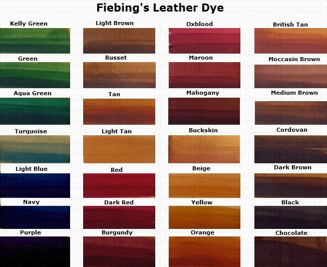 Fiebing Leather dye british tan British tan kleine fles online kopen?