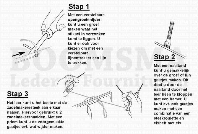 Handnaaien stappen informatiefoto_Watermerk