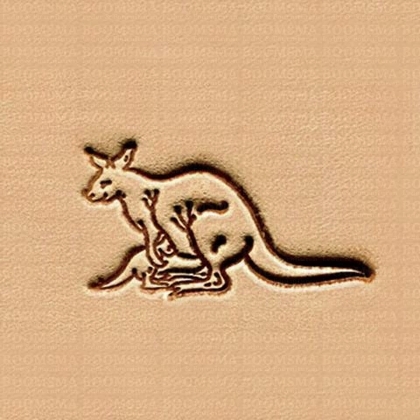 2D & 3D stempels kangoeroes & koala's kangoeroe met jong - afb. 1