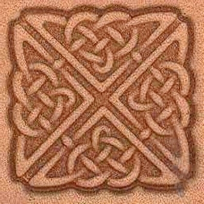 Leerstempel Keltisch vierkant - afb. 2