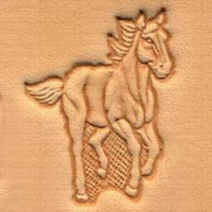 2D & 3D stempels paarden & herten paard (rennend) - afb. 1