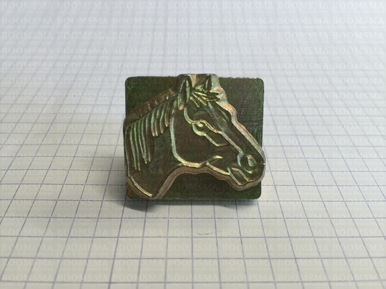 2D & 3D stempels paarden & herten paardenhoofd (kijkt links) - afb. 2